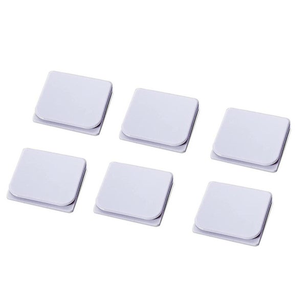 6 Pcs Shower Curtain Clips Windproof Splashproof Self Adhesive Shower Curtain We Carousel 1
