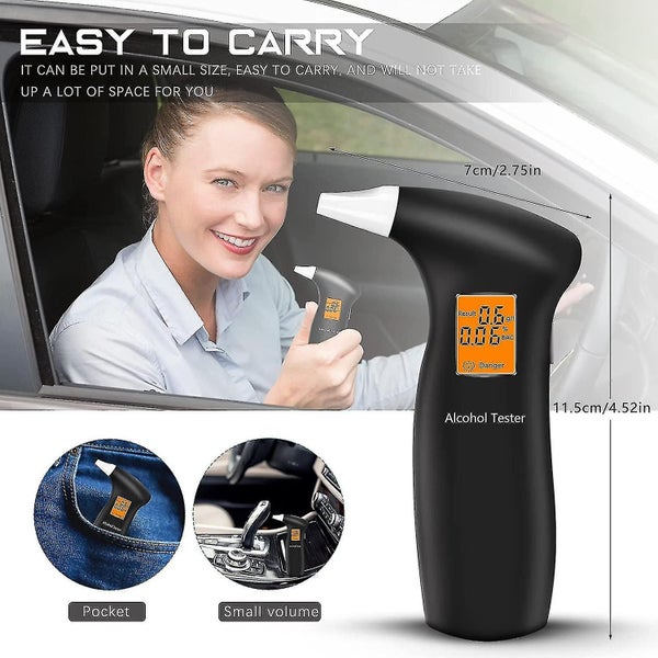 Alcohol Tester Police Precise Alcohol Measuring Devices With 12 Mouthpieces, Fas Carousel 2