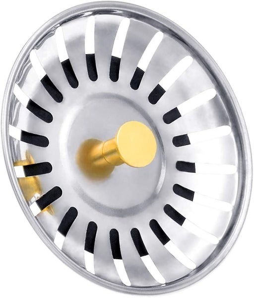 7.8cm Diameter Stainless Steel Sink Strainer Kitchen Sink Drainer Plug Silver Carousel 1