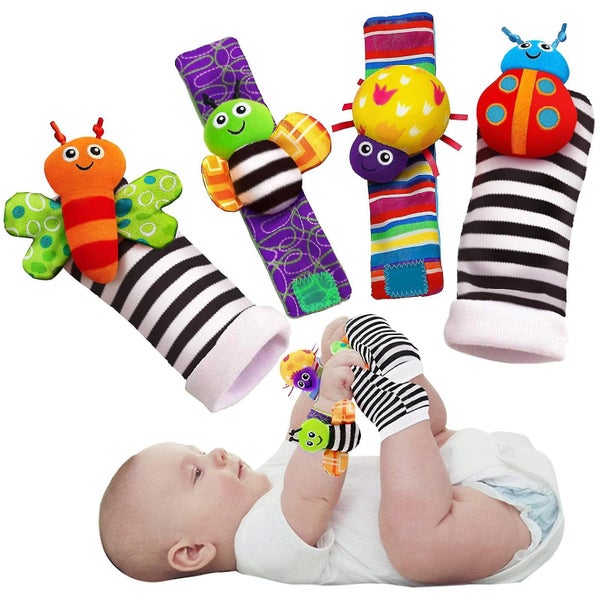 Baby Infant Rattle Socks Toys Grasping Activity Infant Newborn Toddler Developme Carousel 1