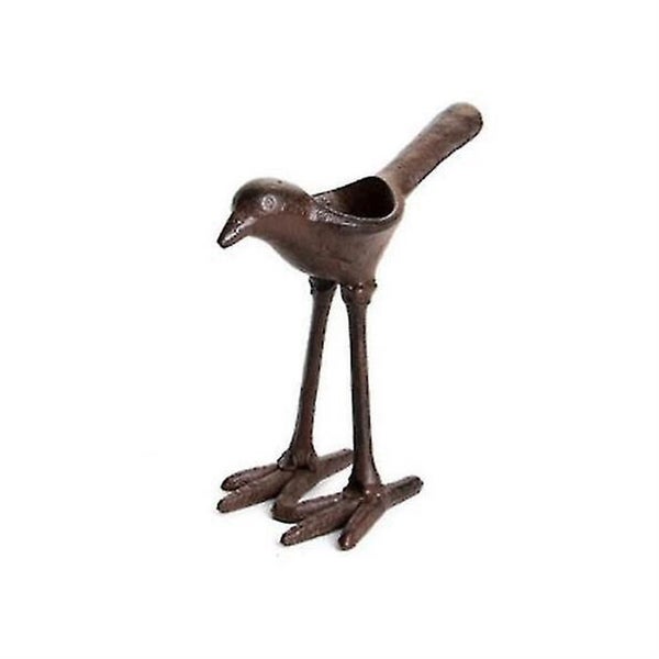 Bird Statue Magpie Candlestick Iron Lamp Old Oil Lamp Cast Iron Antique Old Cand Carousel 4