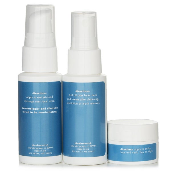 BIOELEMENTS - 3-Step Mini Starter For Oily Skin set 3pcs Carousel 3