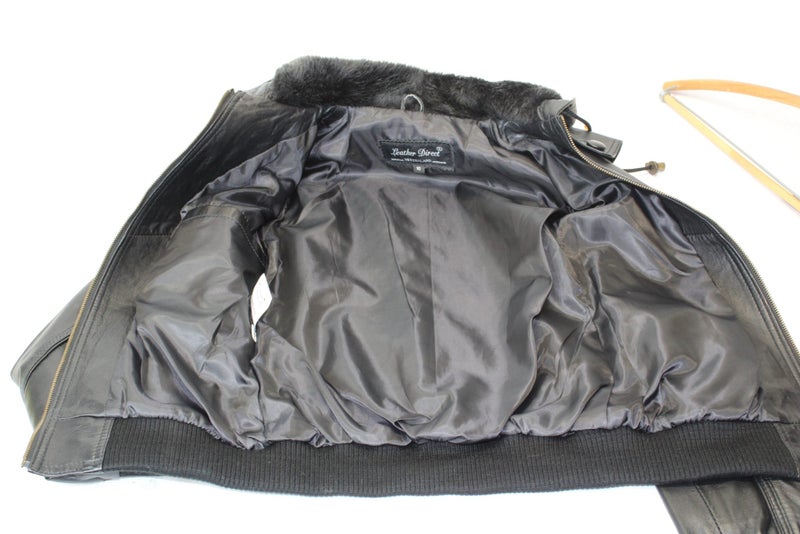 Women's Lambskin Hooded Leather Jacket Carousel 5