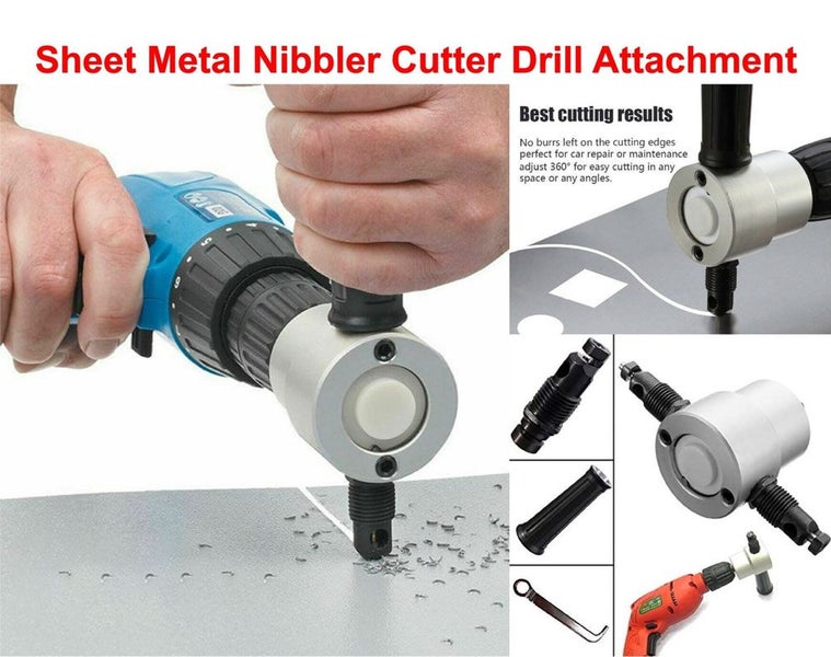 Metal Sheet Nibbler Cutter Hole Saw Drill Attachment *IN STOCK* Carousel 2