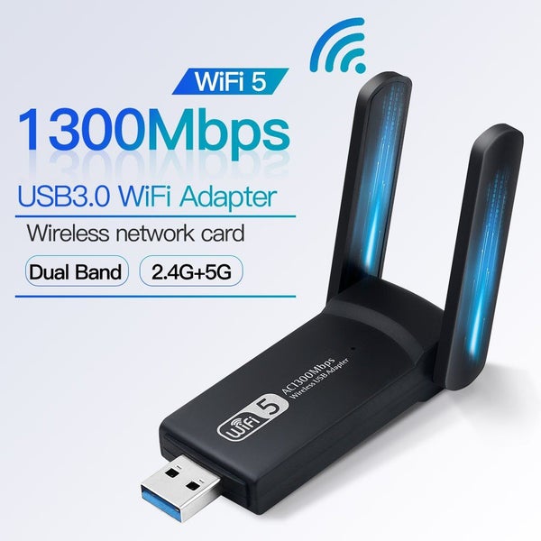 1300Mbps USB3.0 WiFi Adapter Dual Band 2.4G 5Ghz Wireless WiFi Dongle Carousel 1