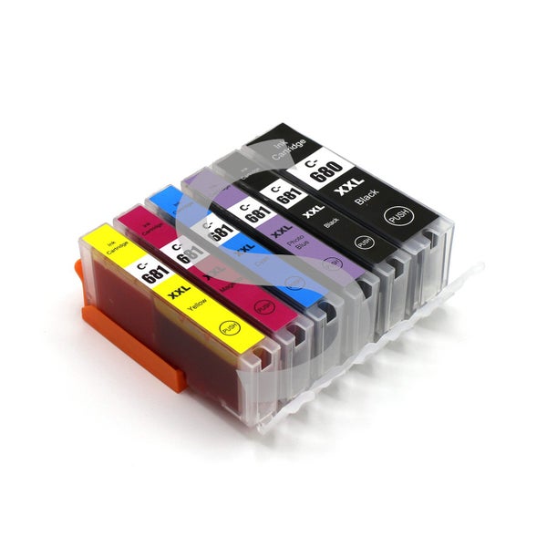 PGI680XXL CLI681XXL PGI680 CLI681 Compatible Ink for Canon full set 6 colours Carousel 1