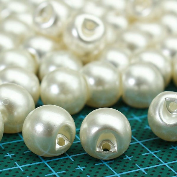 10mm 60pcs/Set Round Sewing Buttons Pearl Buttons for Clothing Sewing Carousel 2