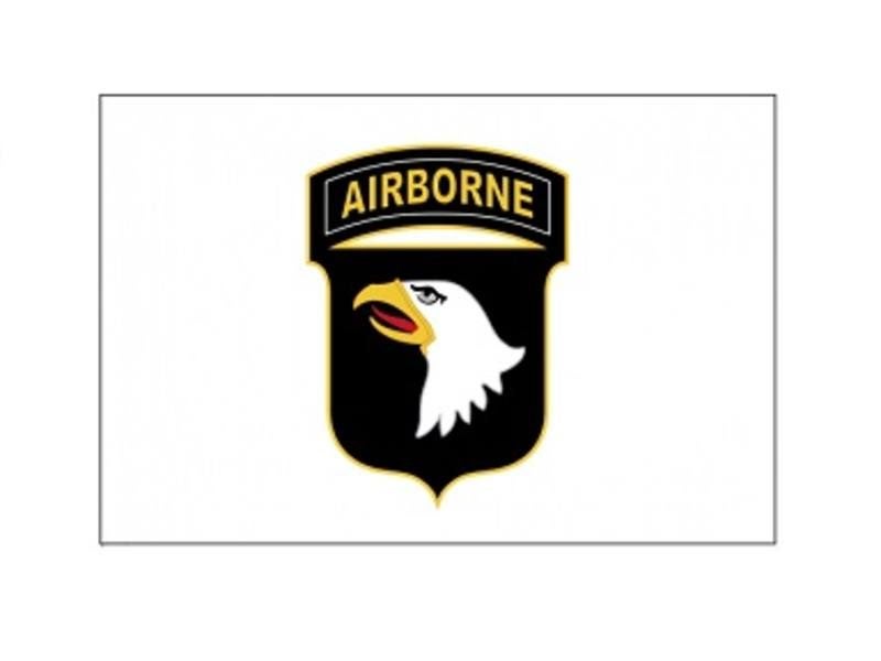 Flag 101st Airborne - 1.5 metre x 90cm - 2 metal eyelets Carousel 1