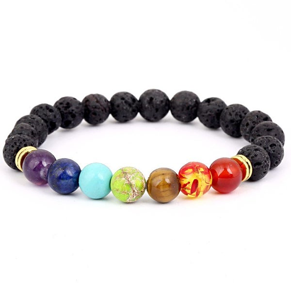 Volcanic Stone Beaded Bracelet Health Magnet Helps Weight Loss Carousel 1