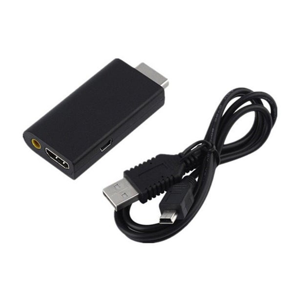 Portable PS2 To HDMI-compatible Audio Video Converter Adapter AV Carousel 1