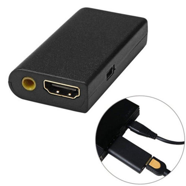 Portable PS2 To HDMI-compatible Audio Video Converter Adapter AV Carousel 2