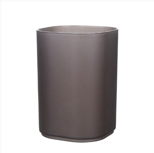 Desk Organizer Transparent Pen Holder Simple Frosted Storage Box Carousel 1