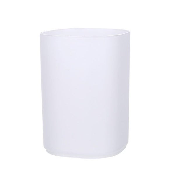 Desk Organizer Transparent Pen Holder Simple Frosted Storage Box Carousel 6