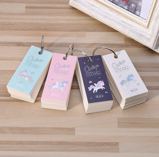 110 Sheets Lovely Mini Notebook School Supplies Stationery Vocabulary Carousel 2