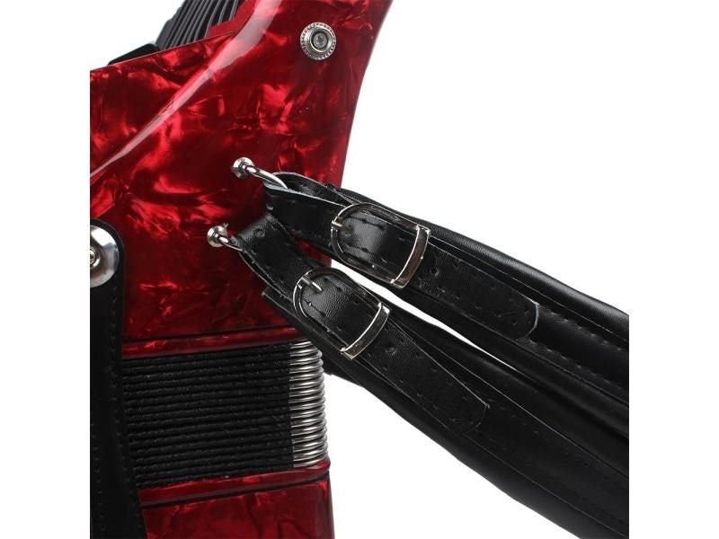 2PCS Accordion Belt Leather Supplies Soft Wear-resistant Accessories Waterproof Carousel 1