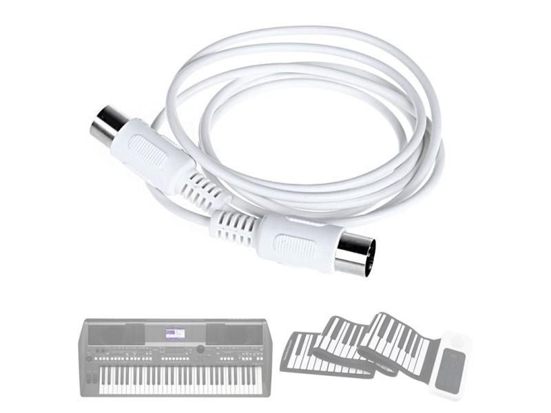 1.5m 4.9ft 3m 9.8ft Universal MIDI Extension Cable 5pin To 5pin For Piano Carousel 2