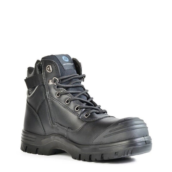 Bata - Safety Shoes - Atlas Zip Naturals Black (Size 11) Carousel 1