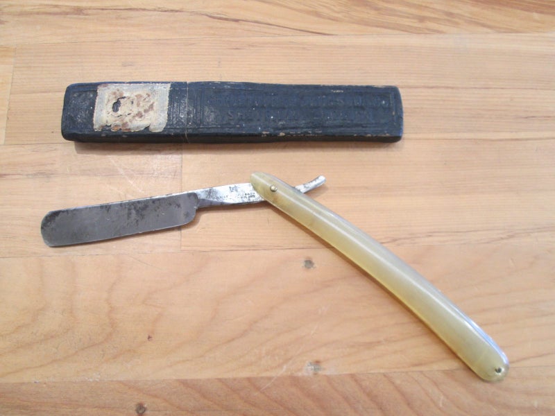 Christopher Johnson & co Sheffield England c.1930 Cut Throat Razor Carousel 1