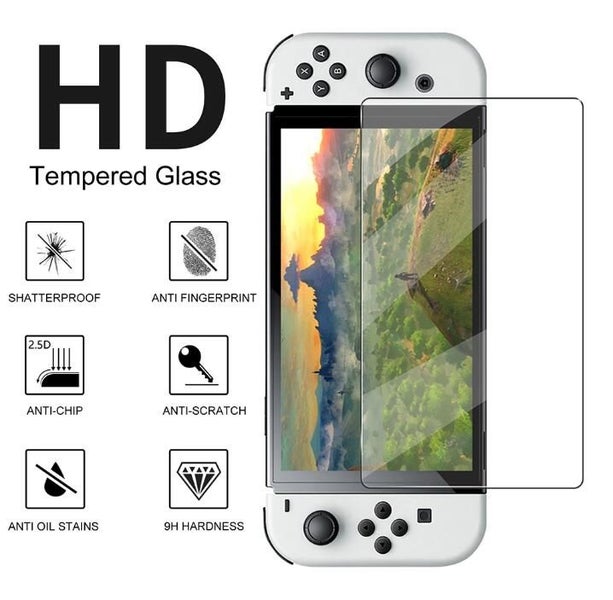Nintend Switch OLED Tempered Glass Screen Protector Carousel 1