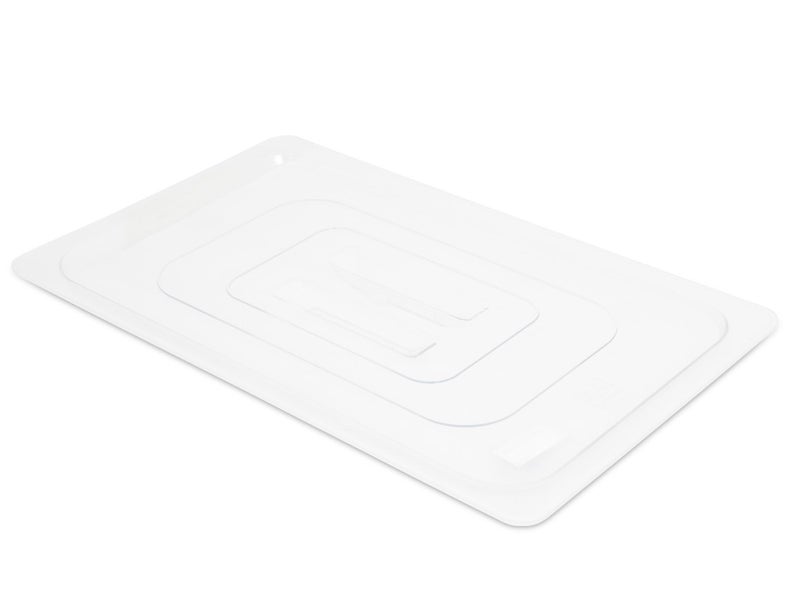 1/1GN Gastronorm Pan Lid - Clear Polycarbonate - Food Grade Carousel 1