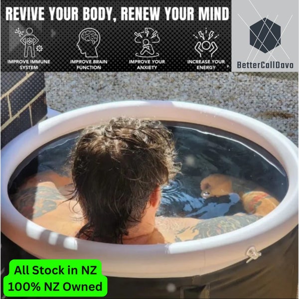 Ice Bath - Insulated - Inflatable - Free Standing - 75 x 75cm - with Lid + cover image 4