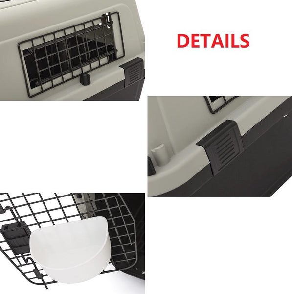 PP 40 Airline Approved Pet Carrier Large 70*48*52CM with Water Dish Carousel 2