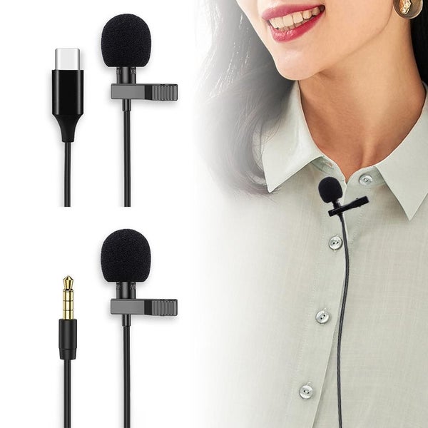 Usb Cable Clip On Microphone Computer Recording 3.5mm Microphone Type Carousel 2