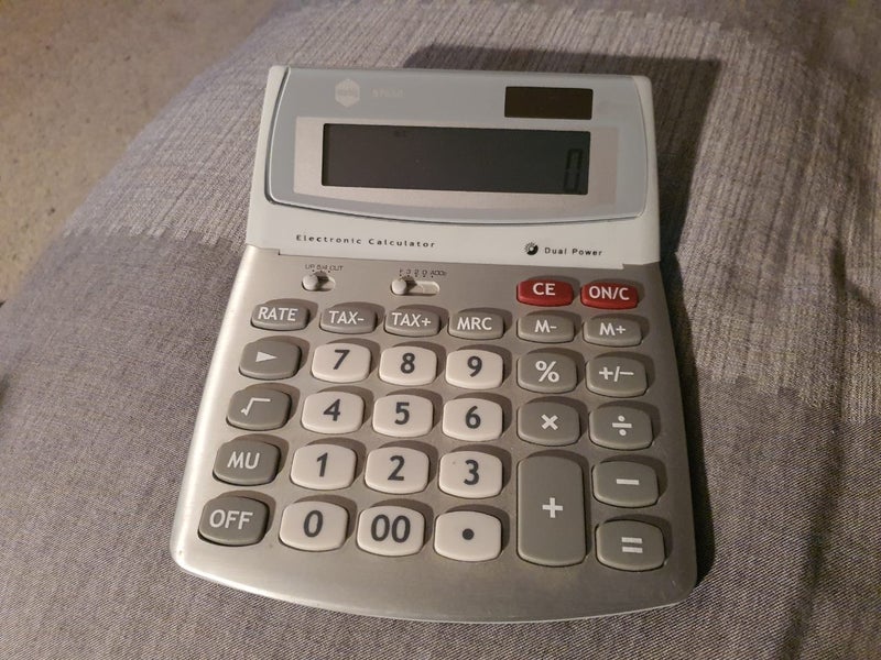 ACCOUNTING CALCULATOR - MARBIG 97650 (Dual Power) Carousel 1