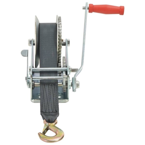 vidaXL Hand Winch with Strap 1587 kg Carousel 2