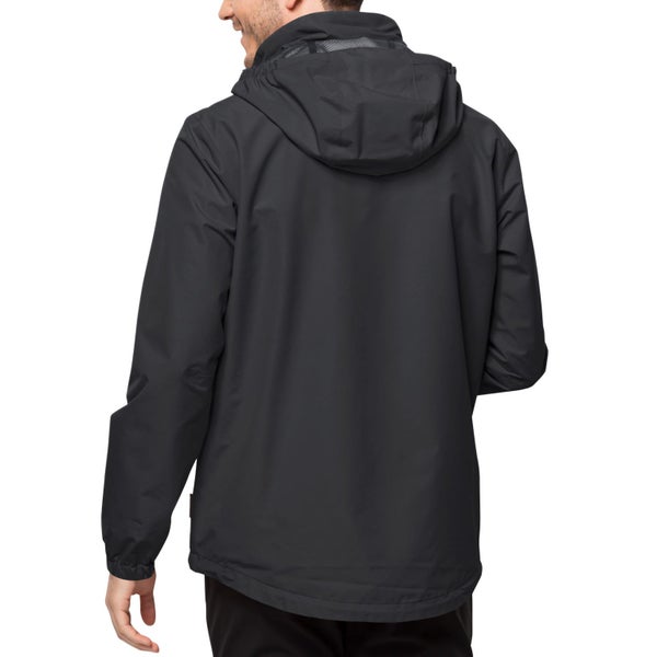 Jack Wolfskin Mens Stormy Point Waterproof Outdoor Jacket - Black - S Carousel 2