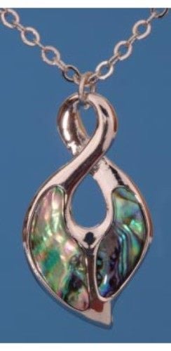 Pendant - Paua Single Twist Carousel 1