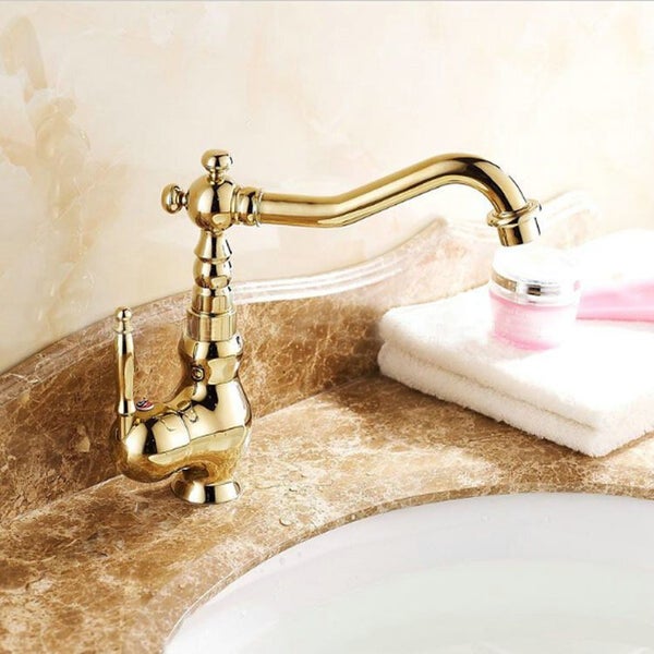 Faucet hot and cold washbasin rotatable Bathroom Mixer tap single handle taps Carousel 1