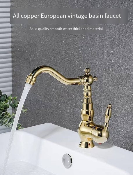 Faucet hot and cold washbasin rotatable Bathroom Mixer tap single handle taps Carousel 2