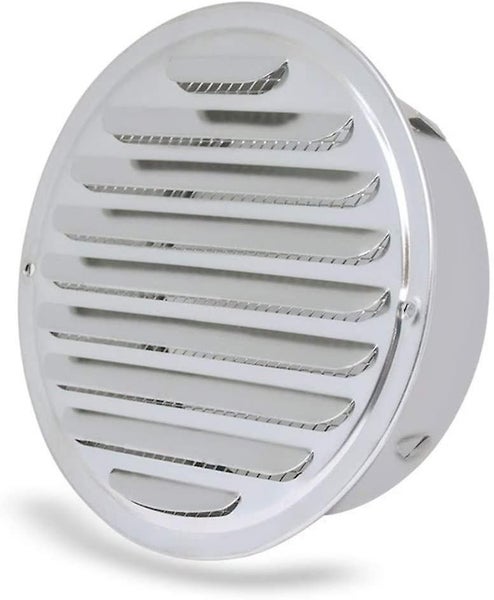 Exterior Wall Grille Round Ducting Ventilation Grilles Barb Air Vent Hood Carousel 1