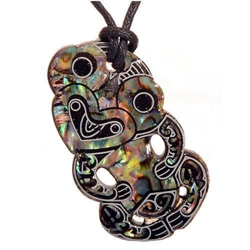 Pendant - Paua Fancy Tiki Carousel 1