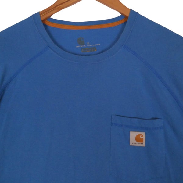 Carhartt Blue Short Sleeve Pocket Shirt XL Carousel 2