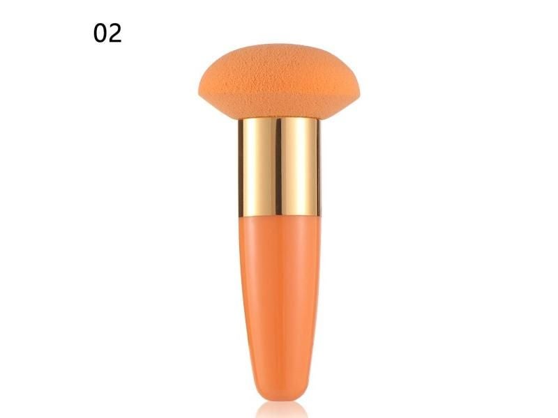 1PC Women's Mushroom Head Foundation Liquid Sponge Powder Puff With Smooth Carousel 1