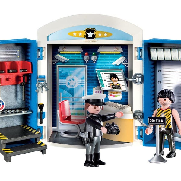 Playmobil Police Station Play Box Playset Carousel 5