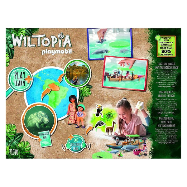 Playmobil Wiltopia Boat Trip to the Manatees Carousel 2