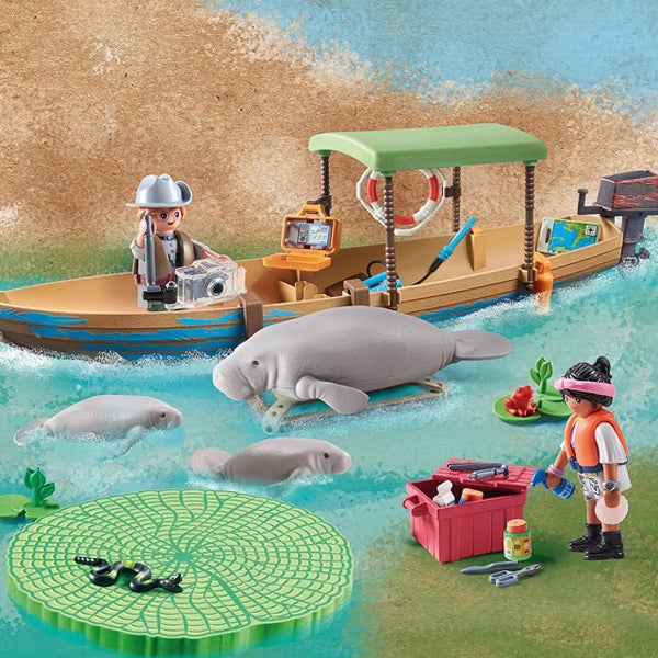 Playmobil Wiltopia Boat Trip to the Manatees Carousel 6