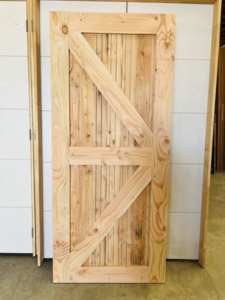 DOUGLAS FIR Barn Door / Sliding Door TGV Single Side Carousel 1