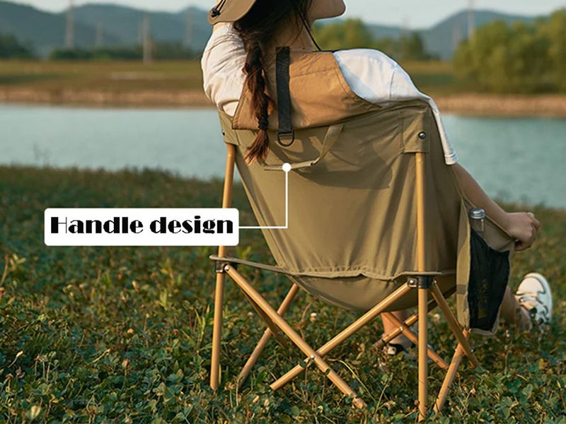 Outdoor Folding Camping Chair-Yellow Carousel 2