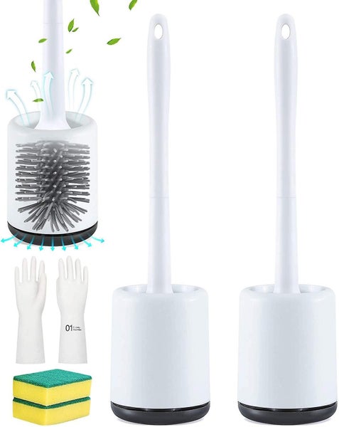 Toilet Brush With Holder For Bathroom, Toilet Bowl Brush And Holder Set, Bathroo Carousel 1
