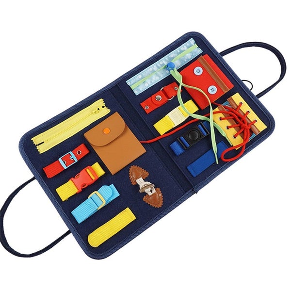 Board Montessori Educational Toy, Portable Baby Learning Board, Educati Carousel 1