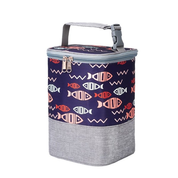 Baby Insulation Breast Milk Bottle Thermal Bag Portable Dot Mummy Carousel 1