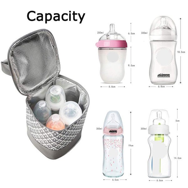 Baby Insulation Breast Milk Bottle Thermal Bag Portable Dot Mummy Carousel 6