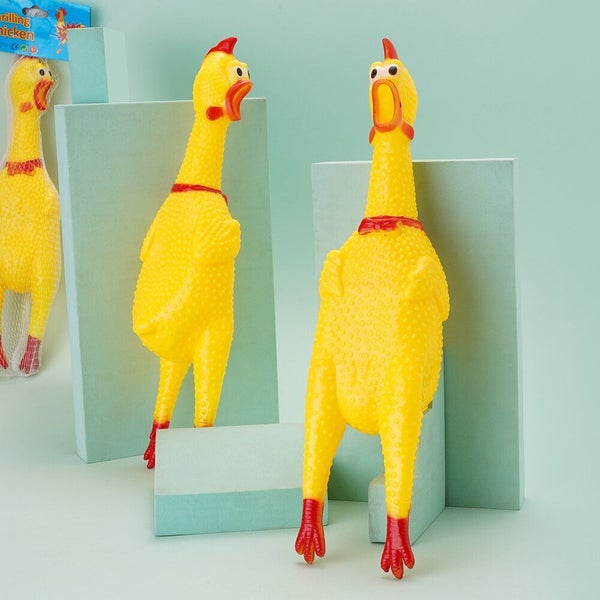 Dog Sounding Toy Small Size Screaming Chicken Pet Dog Toy Screaming Carousel 6