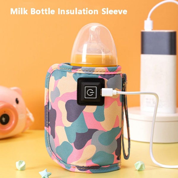 USB Milk Water Warmer Travel Stroller Insulated Bag Baby Nursing Carousel 2