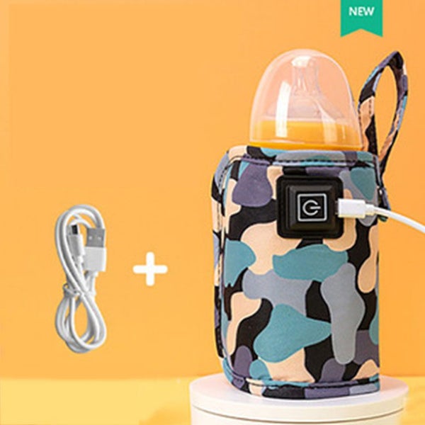 USB Milk Water Warmer Travel Stroller Insulated Bag Baby Nursing Carousel 1
