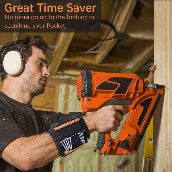 2 Pcs Magnetic Wristband Tools 20 Strong Magnets for Holding Screw Carousel 4